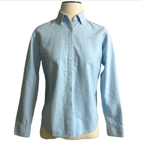 VINEYARD VINES Oxford Button Down Shirt Size 0.    EUC! - Picture 1 of 6